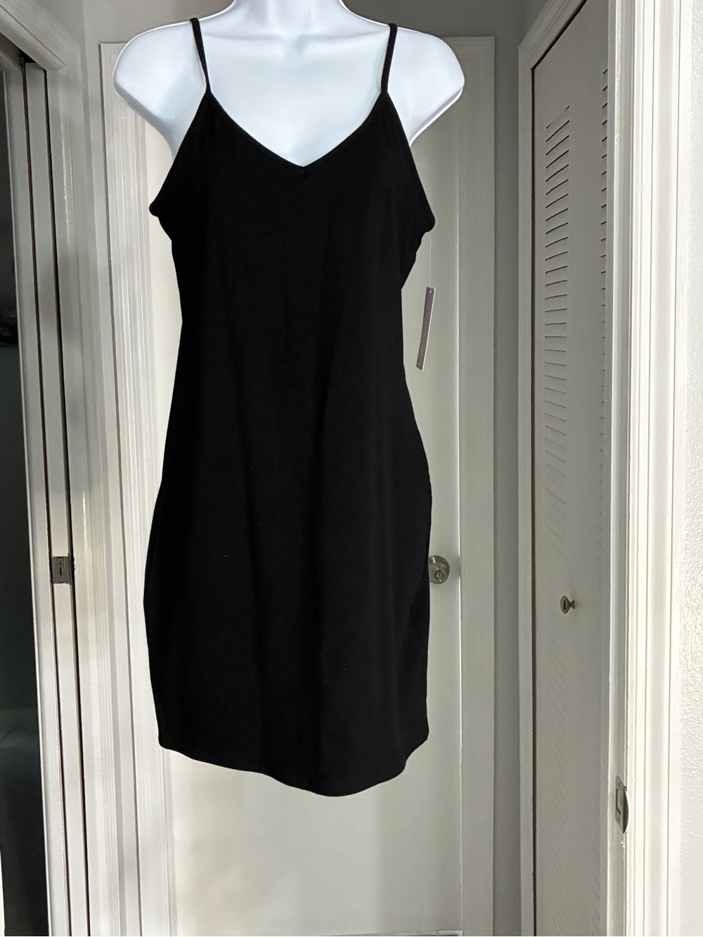 wild fable Black Spaghetti-Strap Mini Dress New With Tags